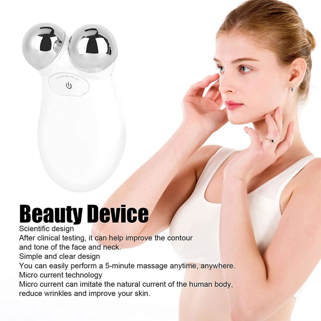 Micro Current Reduce Wrinkles Improve Skin Tone Facial Massage Device